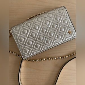 Tory Burch Gold Crossbody/Clutch